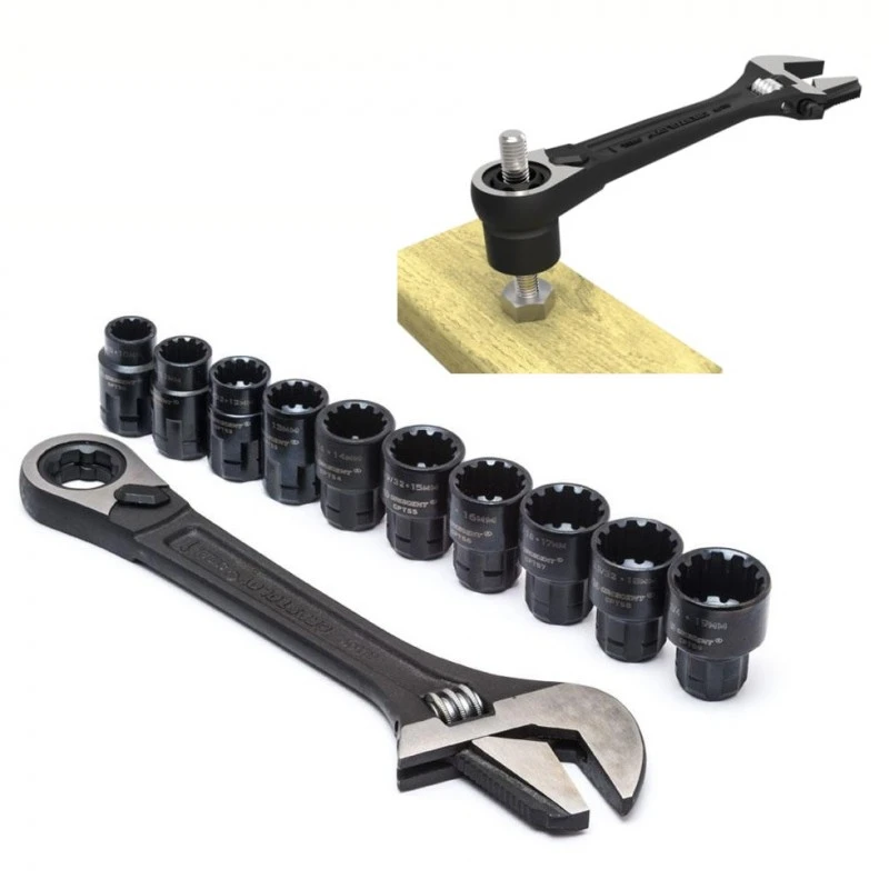 Best deal ๐ฅฐ Crescent X6 Pass Thru Adjustable ๐ง Wrench Multi Fit Ratchet Socket Set CPTAW8 ๐ 3 Best deal ๐ฅฐ Crescent X6 Pass Thru Adjustable ๐ง Wrench Multi Fit Ratchet Socket Set CPTAW8 ๐