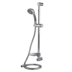 Cheapest ⌛ Plumbob Chrome Shower Head Adjustable Wall Bar Bracket Kit 549793 🎁