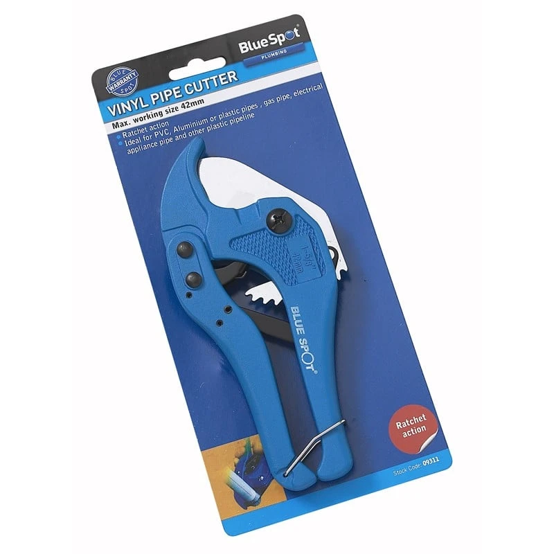 Brand new 💯 Blue Spot Tools Ratchet PVC Plastic Pipe Cutter 42mm 09311 Bluespot 🌟 3 Brand new 💯 Blue Spot Tools Ratchet PVC Plastic Pipe Cutter 42mm 09311 Bluespot 🌟