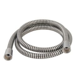 Cheapest ???? Plumbob Shower Head Hose Corrugated Silver And Black 418144 ✔️