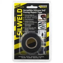 New 🎁 Everbuild SILWELD BLACK Incredible Silicone Self Fusing Repair Tape 🔥