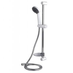 Cheapest ???? Plumbob White 3 Pattern Shower Head Wall Bar Bracket Kit 931459 ????