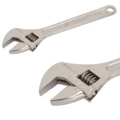 New 𧨠Silverline Tools Silverline Adjustable π§ Wrench 150mm To 600mm 7 Sizes π