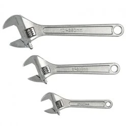 Hot Sale 💯 Silverline Tools Silverline Adjustable 🔧 Wrench 3 Piece Set WR03 👏