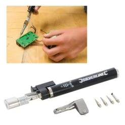Wholesale π₯ Silverline Tools Silverline Electronic Ignition Butane Gas Soldering Iron Torch 497837 β