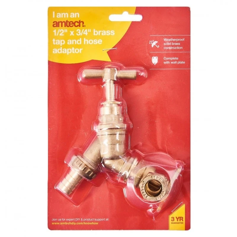 Top 10 โ๏ธ Am-Tech Amtech Outside Garden Brass Tap Inc 15mm Compression Wall Mount U2010 ๐ 5 Top 10 โ๏ธ Am-Tech Amtech Outside Garden Brass Tap Inc 15mm Compression Wall Mount U2010 ๐ - Image 3