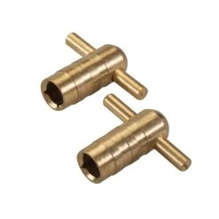 Flash Sale 💯 Silverline Tools Silverline Solid Brass Radiator Valve Bleed Key Twin Pack 427586 ❤️