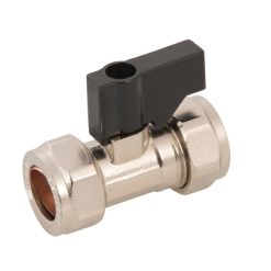 Promo ???? Plumbob Isolating Ball Valve 22mm Thumb Turn Compression Fitting 923831 ????
