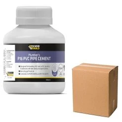 Best Sale 😀 Everbuild P16 PVC Plastic Plumbing Pipe Cement P16PIPE Box Of 12 🛒