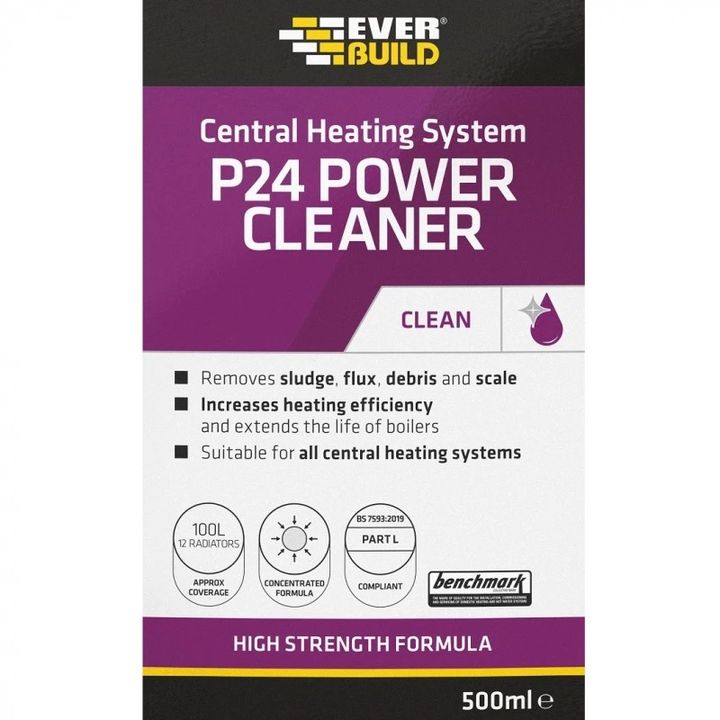 Discount 😀 Everbuild P24 Central Heating System And Radiator Power Cleaner P24CLEAN Box Of 12 ❤️ 4 Discount 😀 Everbuild P24 Central Heating System And Radiator Power Cleaner P24CLEAN Box Of 12 ❤️ - Image 2