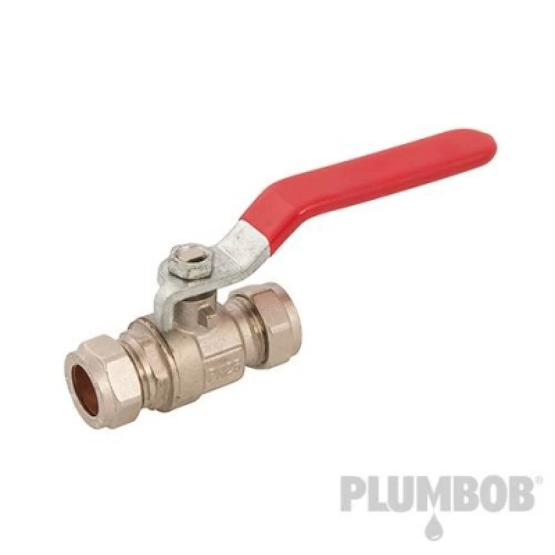 Promo 🤩 Plumbob Straight Red Lever Ball Valve 15mm 534802 ⭐ 3 Promo 🤩 Plumbob Straight Red Lever Ball Valve 15mm 534802 ⭐