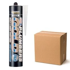 Best deal 🛒 Everbuild Plumbers Gold Sealant Adhesive CLEAR PLUMBGCL Box Of 12 👏