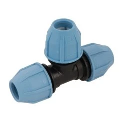 Hot Sale 🤩 Plumbob MDPE Pipe T Coupler 20mm Fitting 357671 ✨