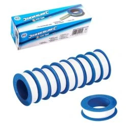 Brand new 🤩 Silverline Tools Silverline Plumbers PTFE Thread Sealing Tape 10 Pack 250475 🧨