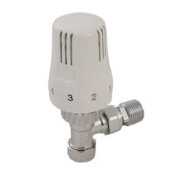 Best Sale 🛒 Plumbob Angled TRV Thermostat Radiator Valve 15mm 477205 🌟
