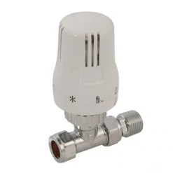 Deals 🔥 Plumbob Straight TRV Thermostat Radiator Valve 15mm 752414 💯