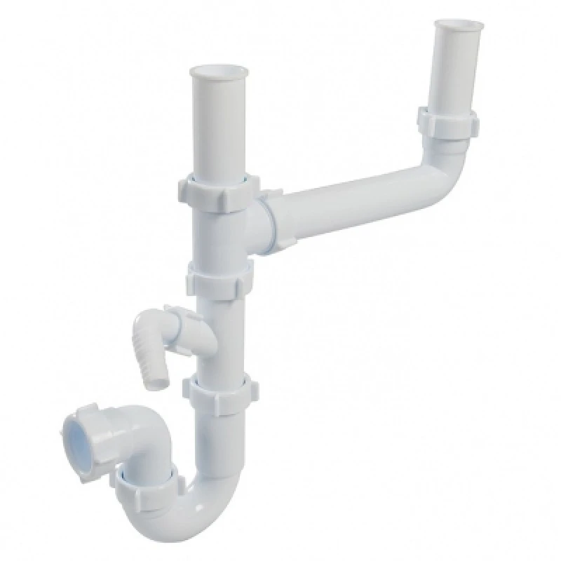 Hot Sale ✔️ Plumbob Double Bowl Kitchen Sink Pipe Trap Kit 40mm 900829 🎁 3 Hot Sale ✔️ Plumbob Double Bowl Kitchen Sink Pipe Trap Kit 40mm 900829 🎁