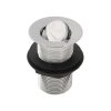 Deals ???? Plumbob Rotating Chrome Plated Plug Basin Waste Unslotted 593132 ????