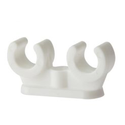 Best deal ???? Forgefix Pipe Clip 15mm Snap In Open Lock Double Bracket 50pk ????
