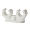 Deals ⌛ Forgefix Pipe Clip 22mm Snap In Open Lock Double Bracket 50pk ???? -Plumbob shop unnamed file 75