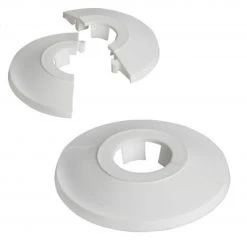 Best Sale 😍 Forgefix Pipe Cover 22mm White Collar 1 X Surround 😀